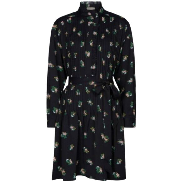 Tory Burch Daybreak Ditsy Ruffle Front Dress Size S - Picture 5 of 11